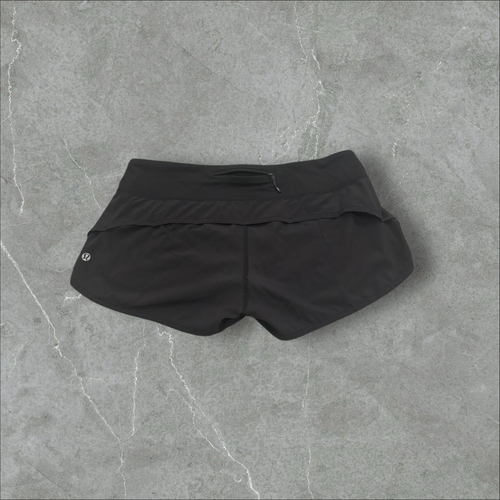 Black Lulu Lemon women’s running shorts